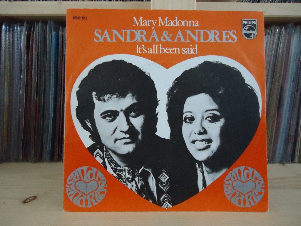 7" Single Sandra & Andres - Mary Madonna / It's All Been Sai, Gebruikt, 7 inch, Ophalen of Verzenden, Pop