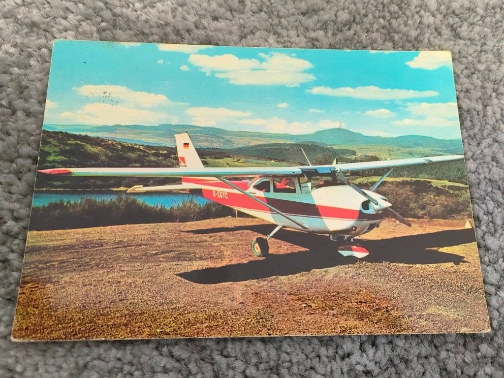 Kaart Fluggelände Senheld bei Daun/Eifel (40), Ophalen of Verzenden, 1960 tot 1980, Gelopen, Voertuig