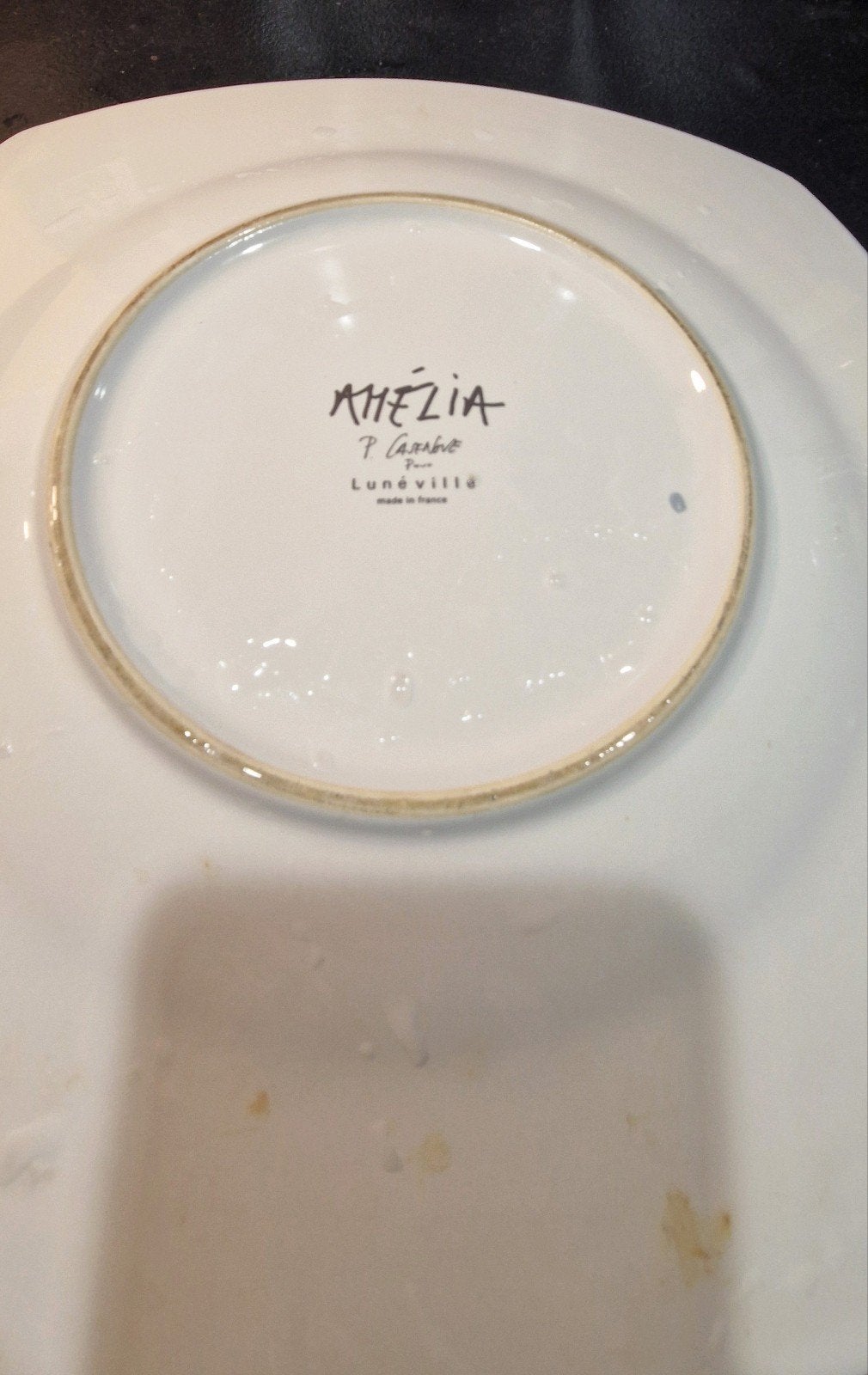 Lunéville 'Amélia' dinerbord groot Design Pierre Casenove, Gebruikt, Overige merken, Keramiek, Ophalen of Verzenden