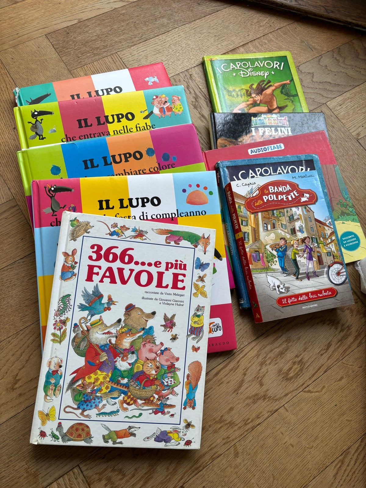 Collectie Italiaanse kinderboeken: Disney, Il Lupo, en meer!, Ophalen, Gelezen