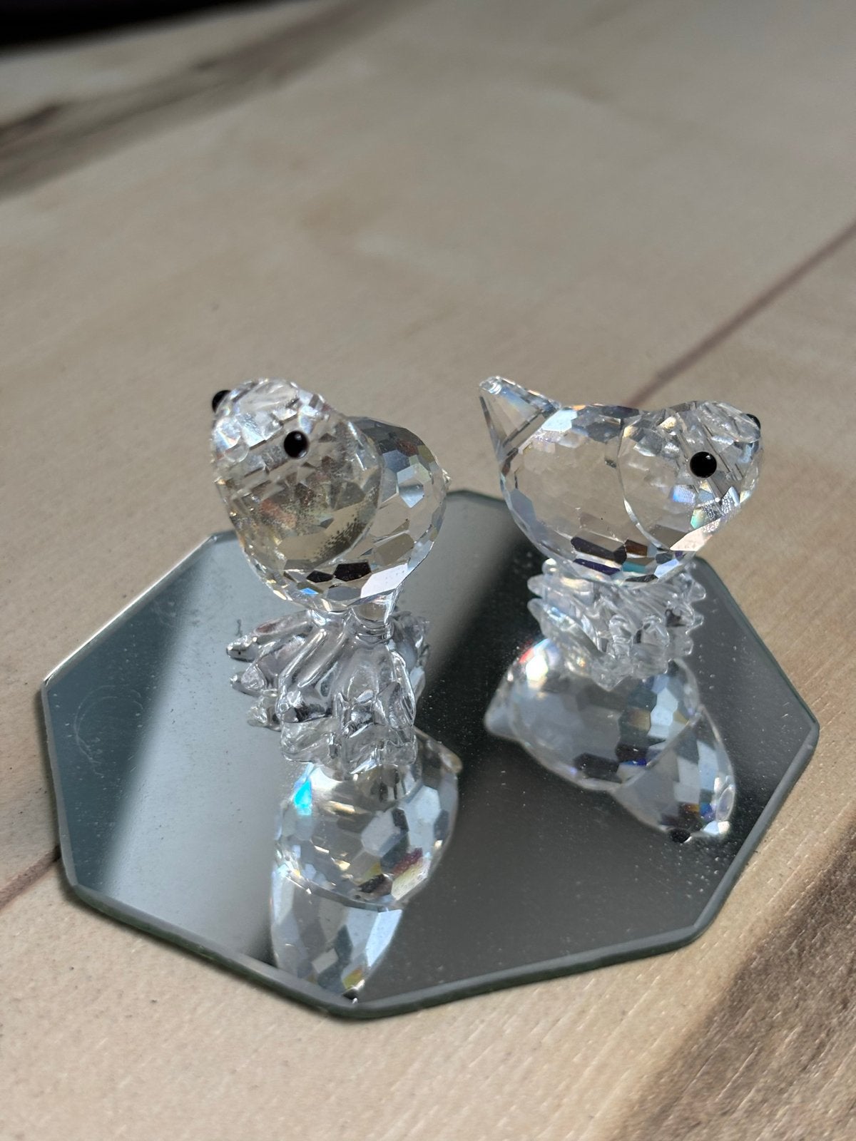 Swarovski Kristal Beertjes op Spiegel, Ophalen, Zo goed als nieuw, Figuurtje