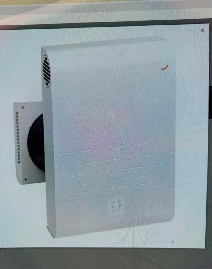 Zehnder Comfoair 70 CO2 Decentrale WTW-unit, Doe-het-zelf en Verbouw, Ventilatie en Afzuiging, Zo goed als nieuw, Ventilator en Afzuiger