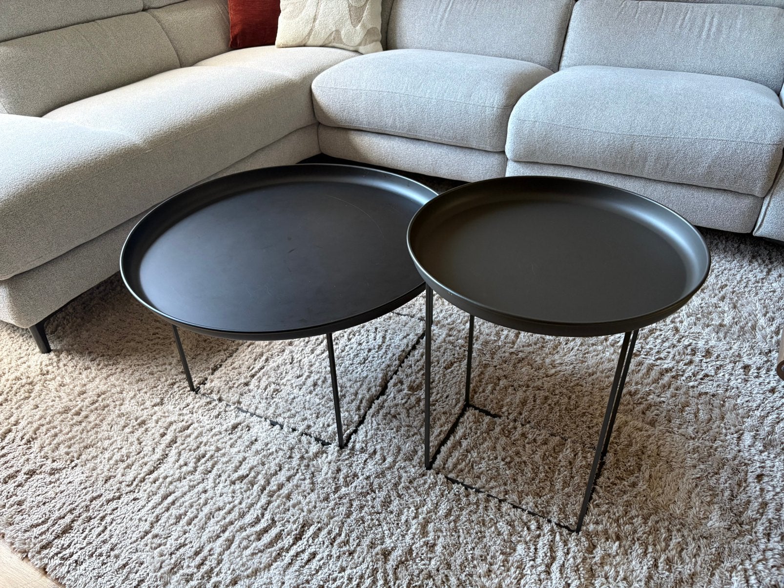 Salontafels, Ophalen, Gebruikt, 50 tot 100 cm, Rond