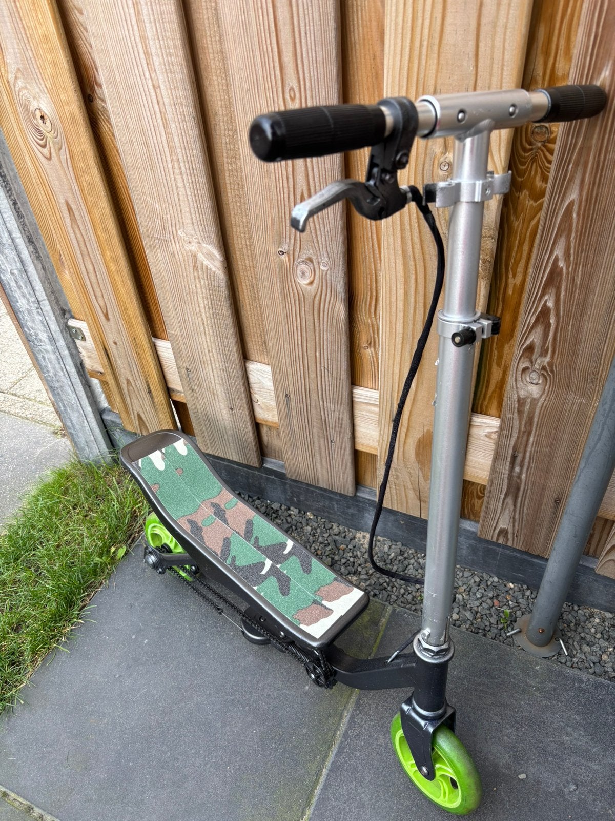 Space Scooter X360 step grijs / groen voor 3 tot 6 jarigen, Ophalen of Verzenden, Zo goed als nieuw, Overige typen