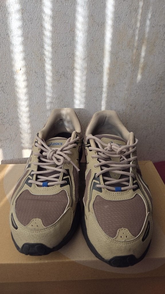 ASICS Gel-Venture 6 Sneakers – Beige/Roze/Zwart, Beige, Ophalen of Verzenden, Asics, Sneakers of Gympen