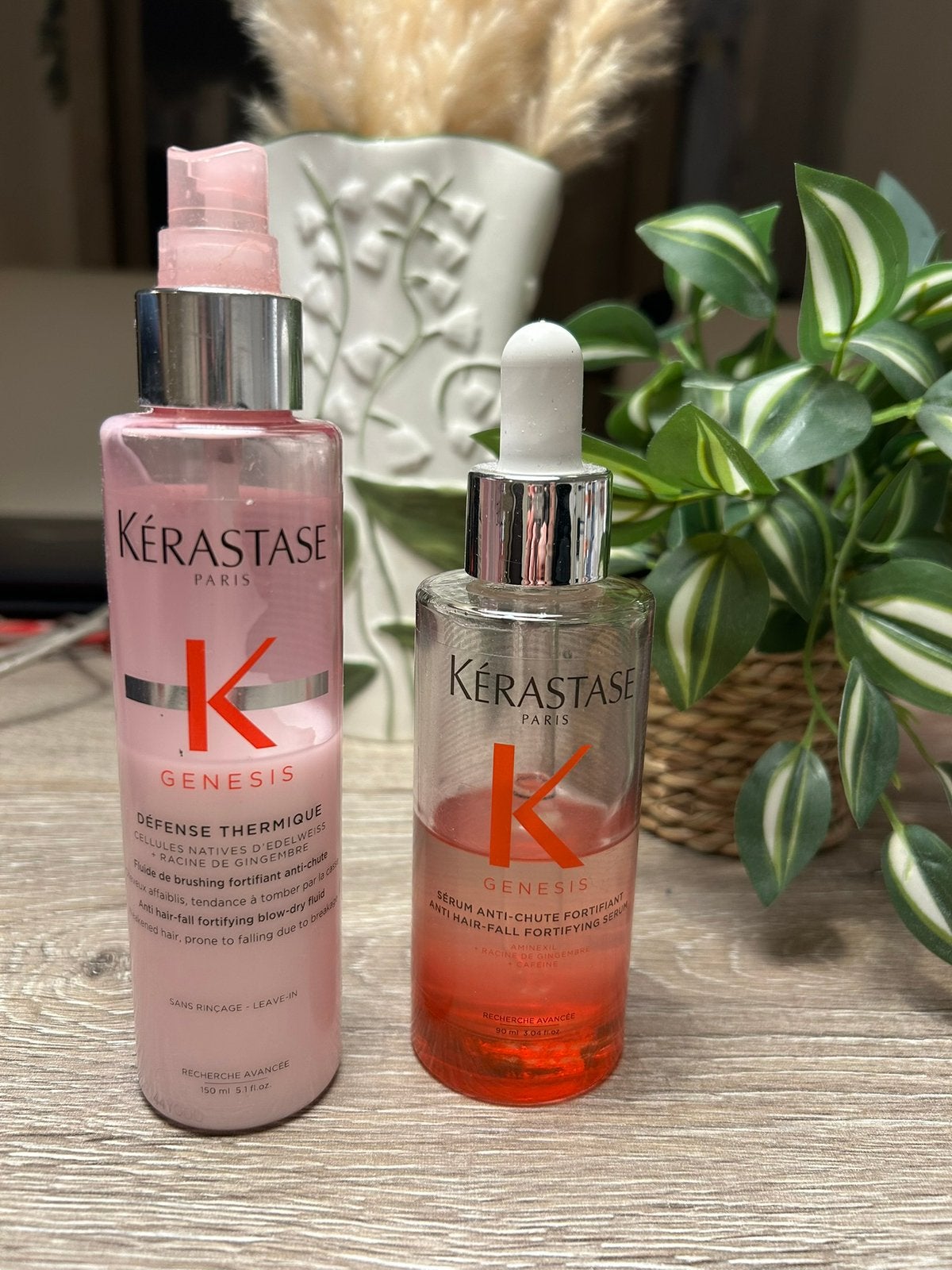 Kerastase Genesis Leave-in and Serum, Ophalen of Verzenden, Gebruikt