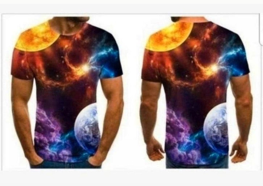 Sterrenhemel 3d heren t,shirts nieuw €15,00

Nieuwe, Kleding | Heren, Ophalen of Verzenden, Nieuw, Maat 56/58 (XL)