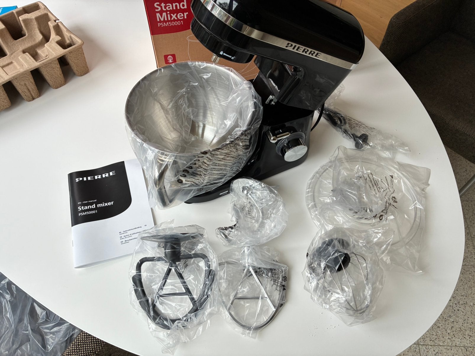 Gloednieuwe keukenmachine Pierre Patissier Mixer zwart, Overige typen, Kunststof, Nieuw, Ophalen of Verzenden