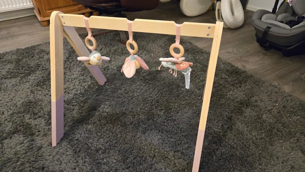 Houten Babygym met Little Dutch Speeltjes, Ophalen, Zo goed als nieuw, Babygym