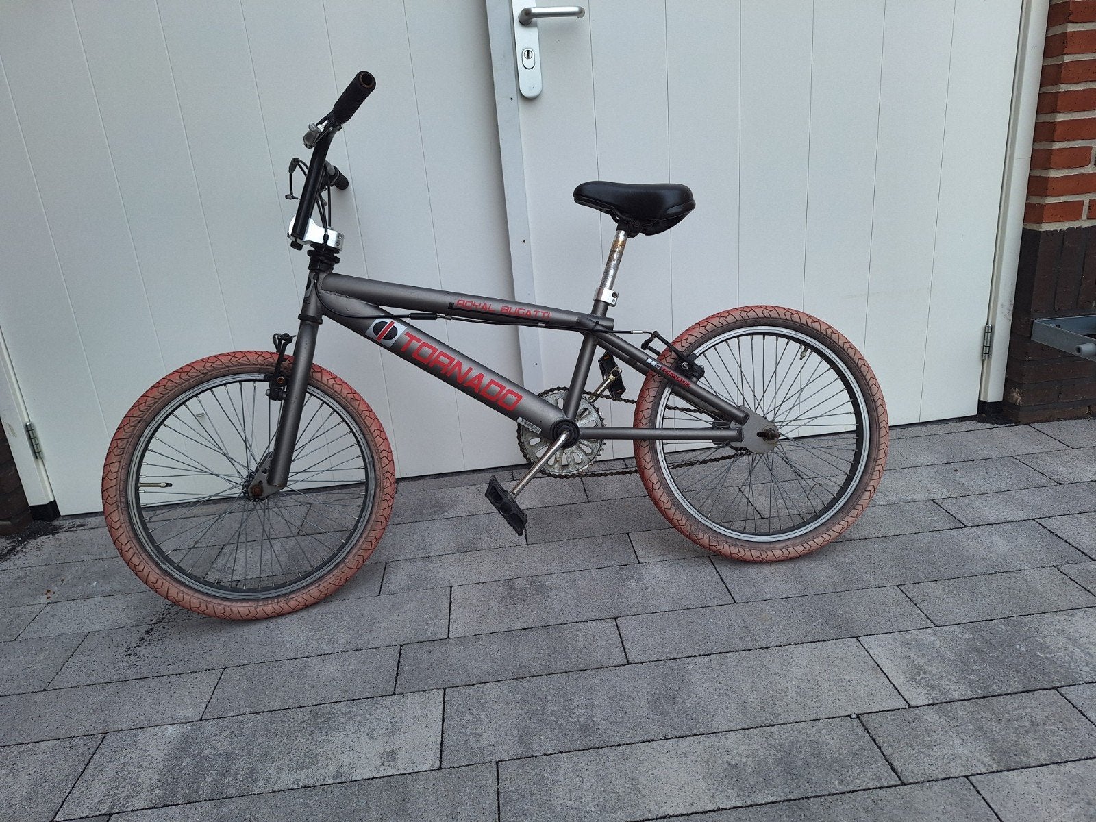 stoere bmx fiets, Fietsen en Brommers, Ophalen, Gebruikt, Staal, Velgrem
