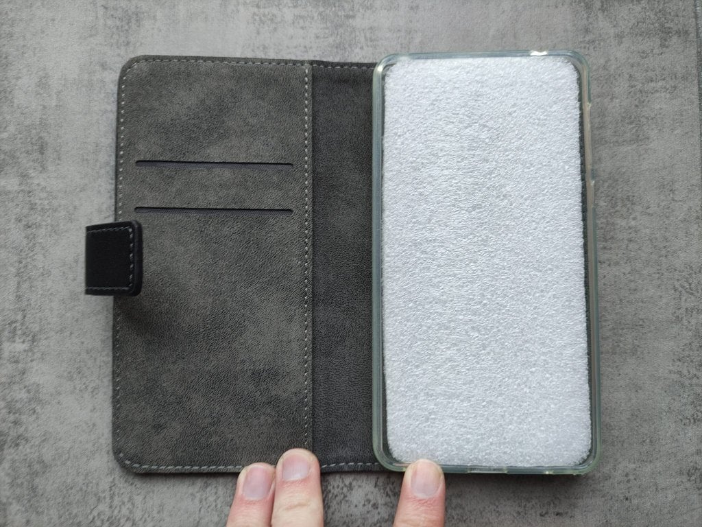 Nieuw! Telefoonhoesje Nokia 6 zwart leer in doosje, Ophalen of Verzenden, Nieuw