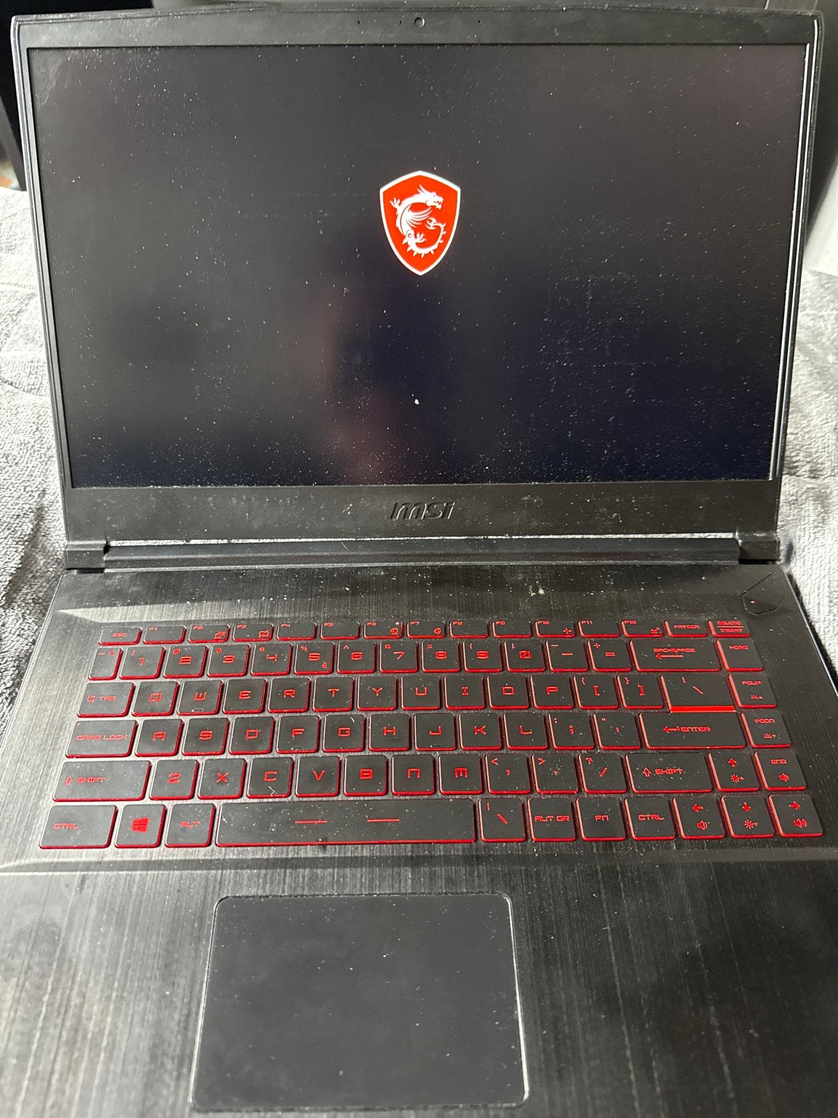 MSI GF65 Thin 10UE Gaming Laptop i7-10750H RTX 3060 16GB RAM, Gebruikt, Met videokaart, 2 tot 3 Ghz, Qwerty