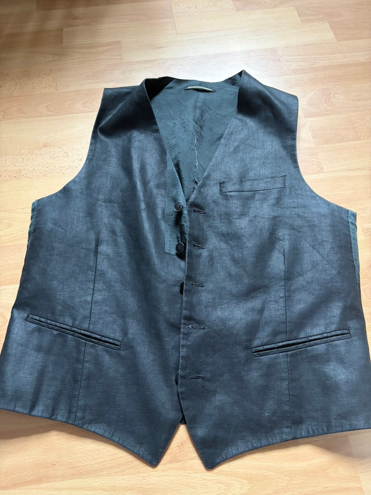 Blue Blood gilet maat 50 zwart, Ophalen of Verzenden, Gedragen, Maat 48/50 (M), Zwart