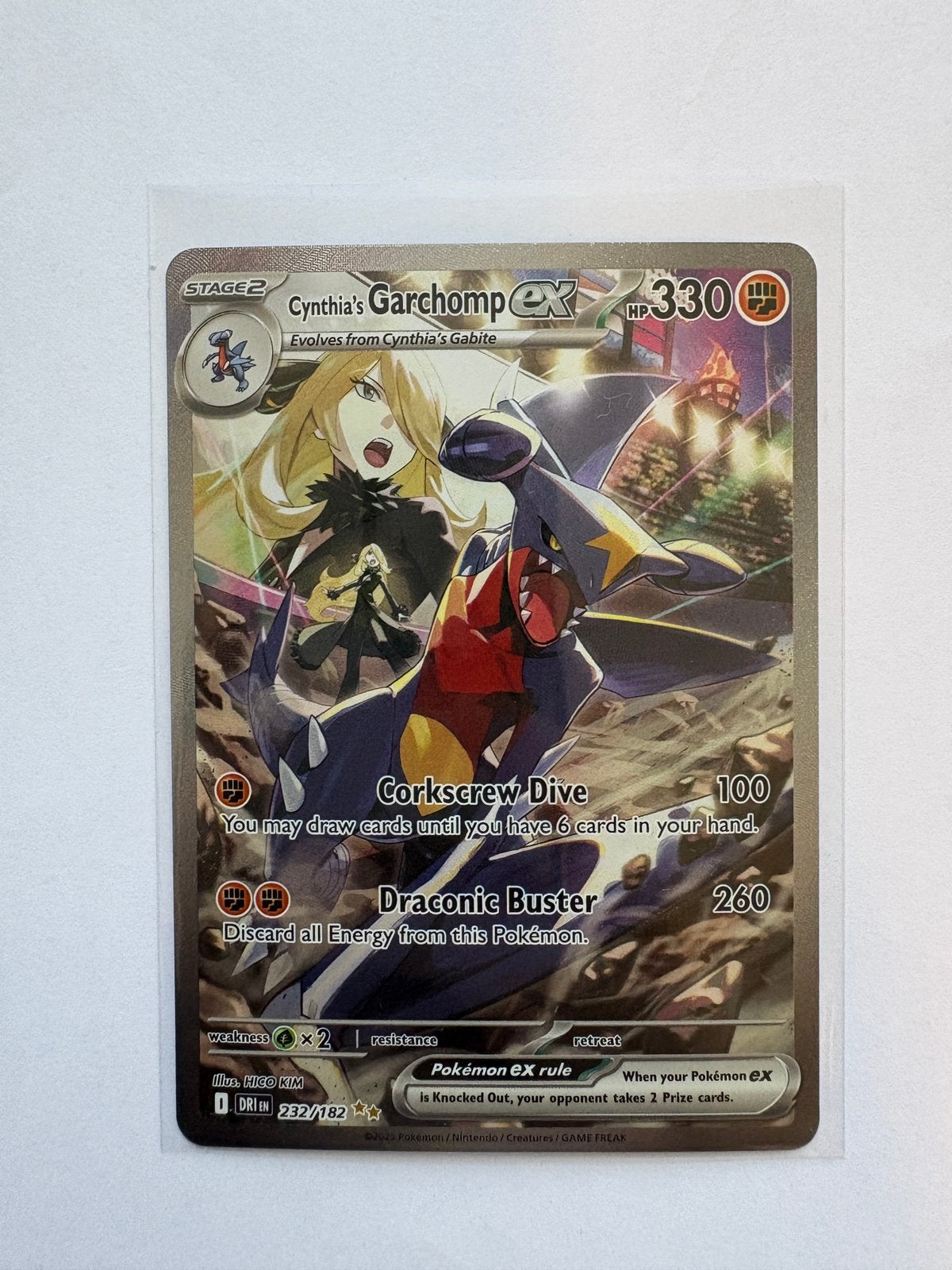 Pokemon card Cythia’s Garchomp ex, Ophalen, Nieuw