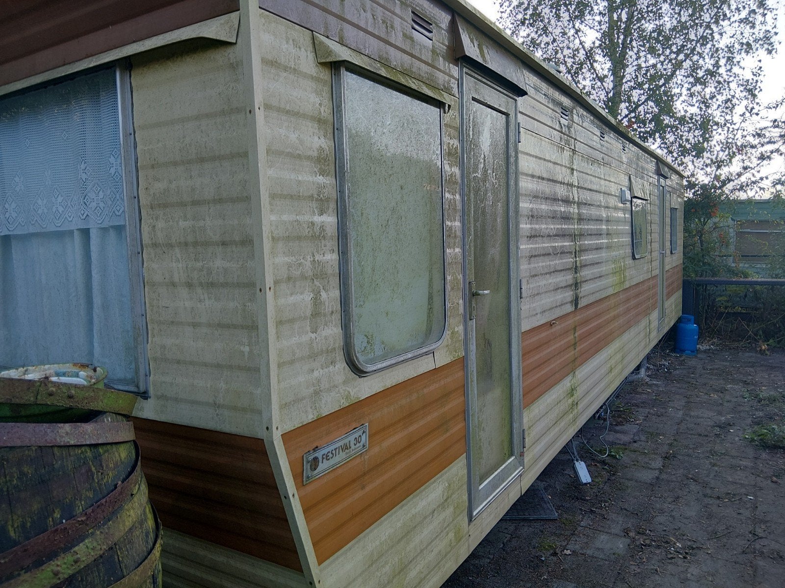 Retro nostalgische Stacaravan Festival 30  opkmapper, Ophalen of Verzenden, Huis en Inrichting