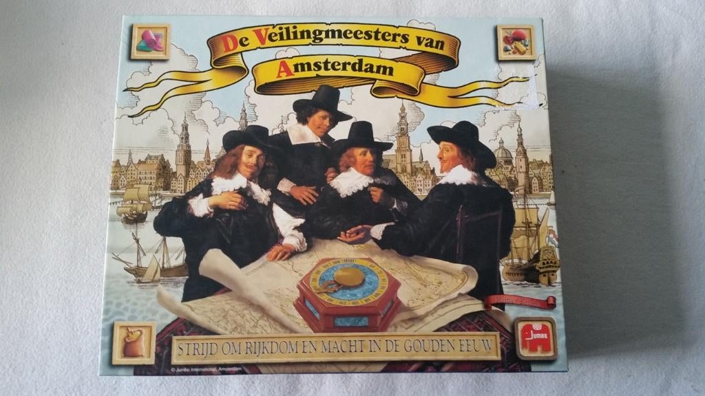 De Veilingmeesters van Amsterdam ( Jumbo ), Hobby en Vrije tijd, Gezelschapsspellen | Bordspellen, Vijf spelers of meer, Ophalen of Verzenden