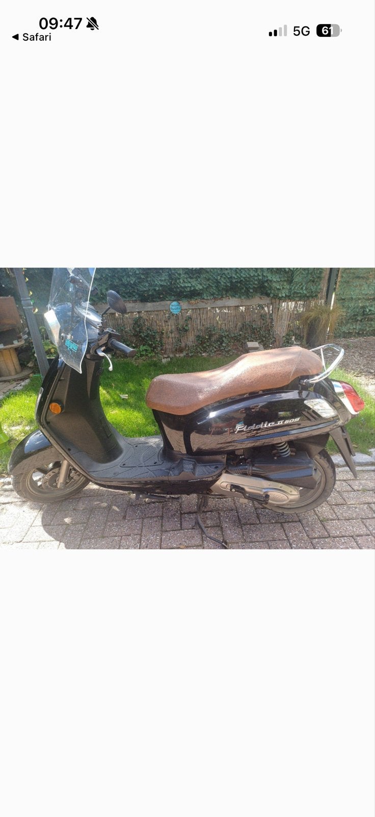 Sym Fiddle II scooter - Blauw kenteken, recent onderhoud, Gebruikt, Ophalen of Verzenden, Fiddle, Maximaal 25 km/u
