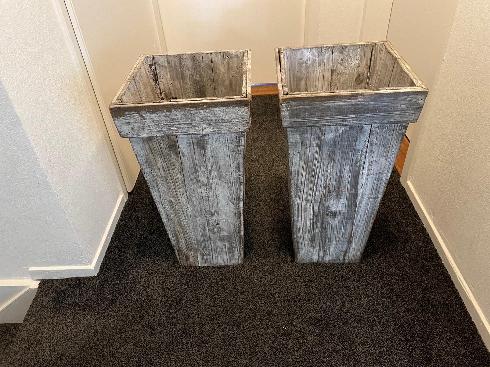 Houten plantenbakken, Ophalen, Zo goed als nieuw