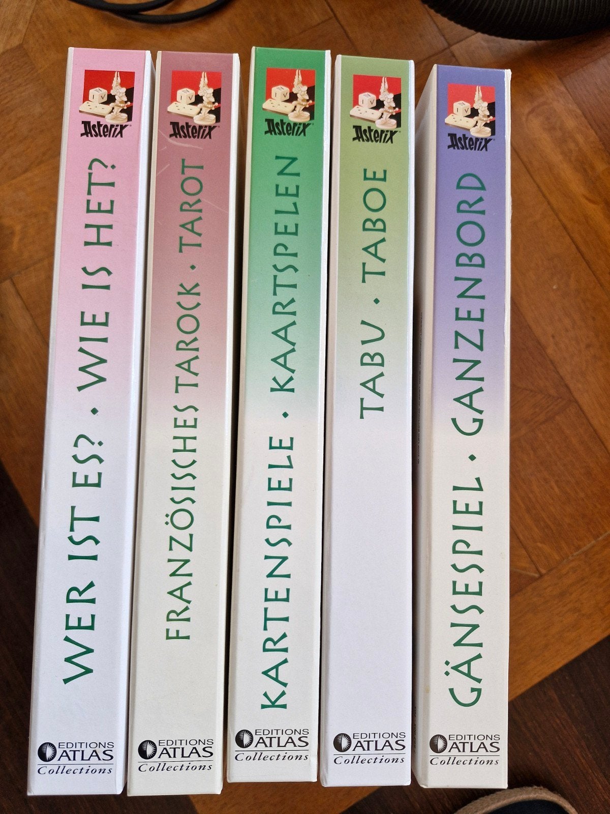 Asterix Bordspellen Collectie - 5 Spellen, Drie of vier spelers, Ophalen, Zo goed als nieuw, Editions Atlas Collections
