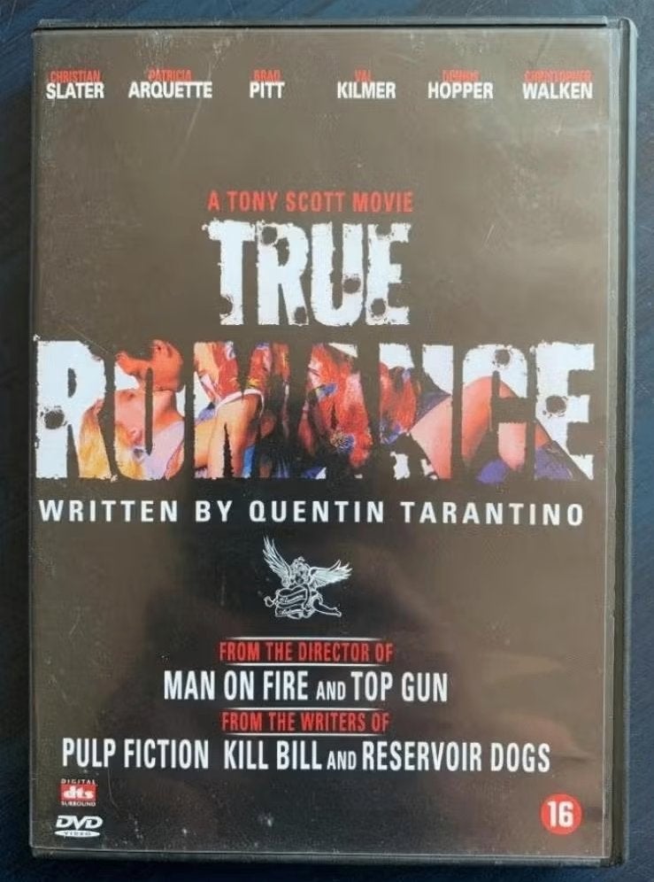 DVD True Romance; Quentin Tarantino; Christian Slater, Patr, Vanaf 16 jaar, Ophalen of Verzenden, Zo goed als nieuw, Actiethriller
