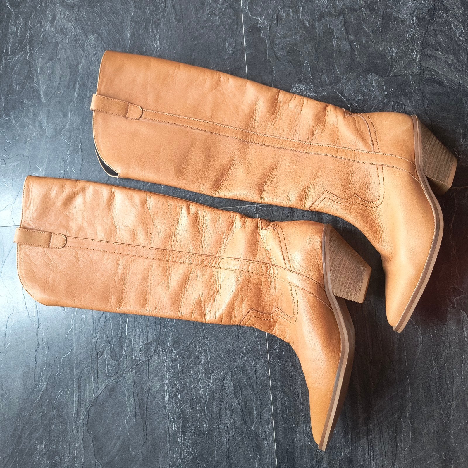 OU boutique stories camel western laarzen mt 38, Hoge laarzen, OU boutique stories, Bruin, Ophalen of Verzenden
