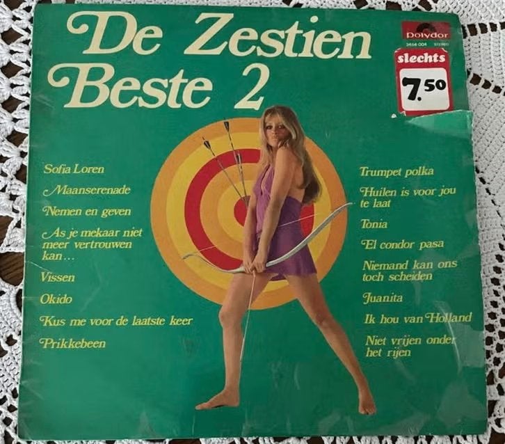 15. LP Zestien Beste 2, LP, Pop, Ophalen of Verzenden, Zo goed als nieuw
