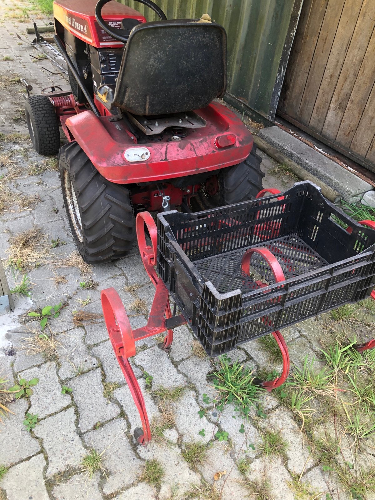Cultivator voor mini of midi trekker., Ophalen, Cirkelmaaier, Gebruikt, Opvangbak