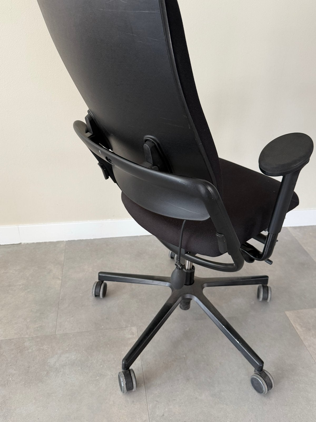 Zwarte Bureaustoel - Ergonomisch en Comfortabel, Ophalen, Gebruikt, Zwart, Bureaustoel