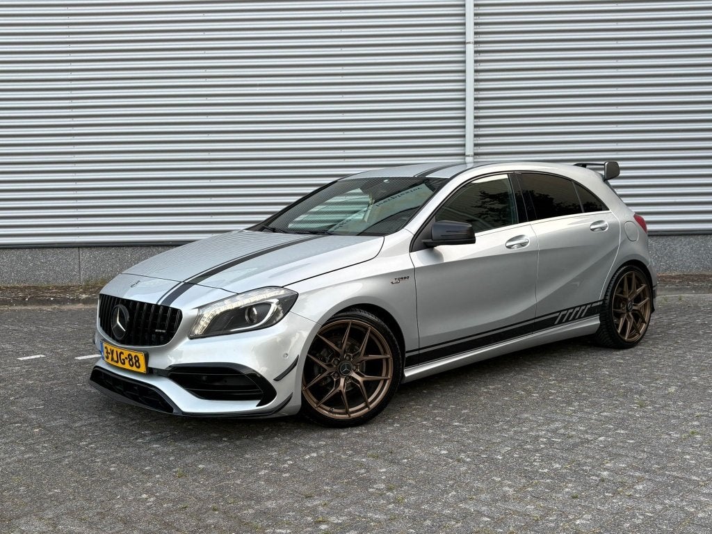 Mercedes-Benz A-Klasse 180 A45 Style Uitlaatsysteem NAP Spoi, Gebruikt, 4 cilinders, Leder en Stof, Handgeschakeld