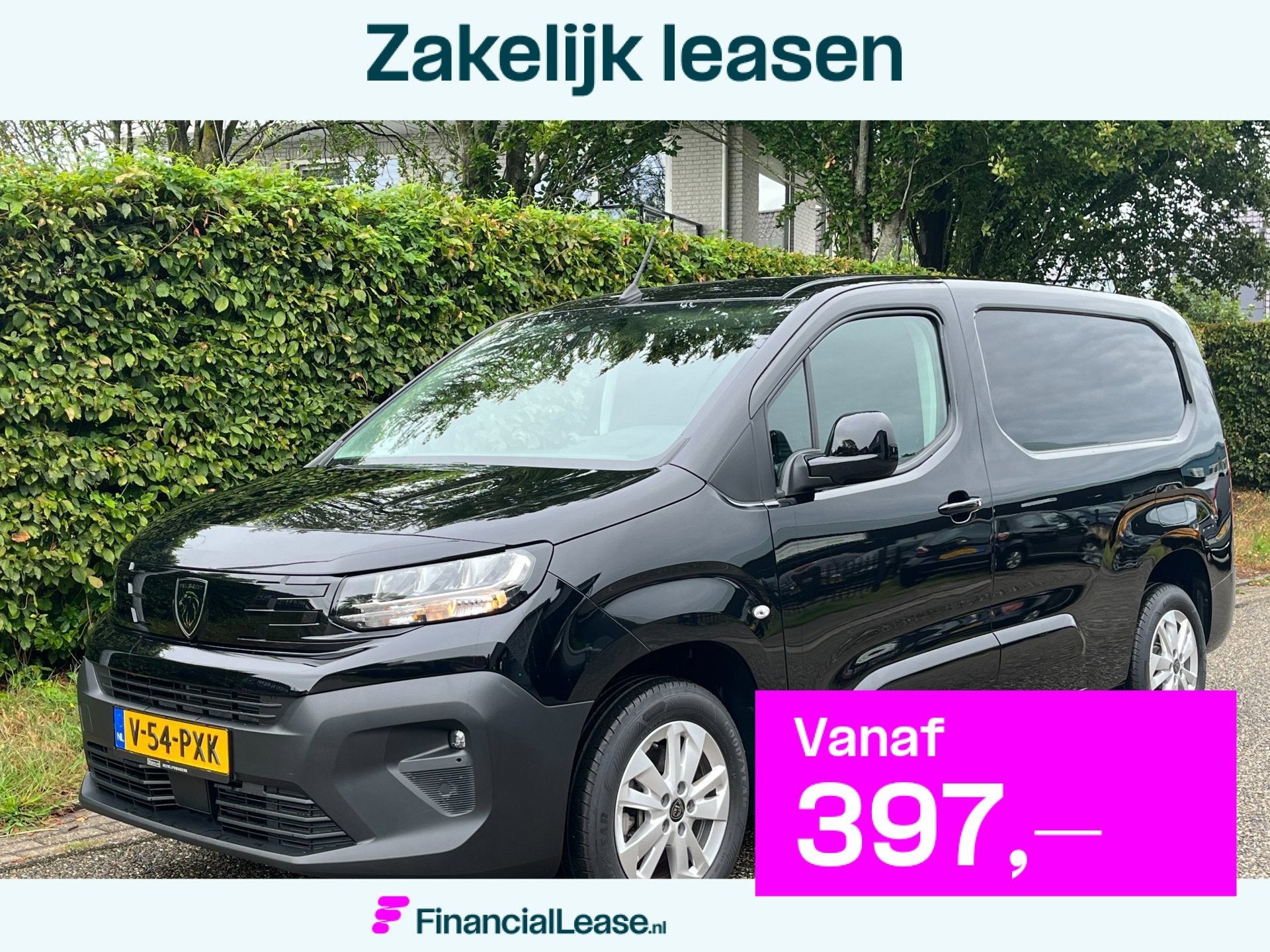 Peugeot Partner 1.5 BlueHDi 130 PK L2 Automaat | Smartlifter, Stof, Gebruikt, 4 cilinders, Zwart
