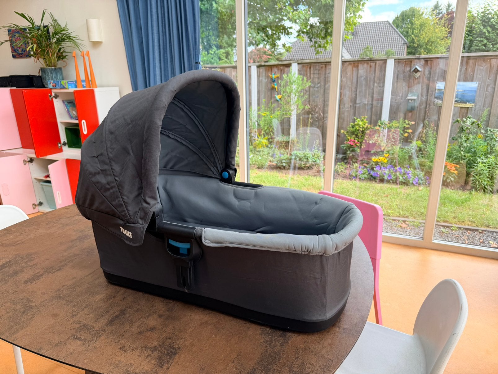 Reiswieg voor de Thule Urban Glide, met adapters, Kinderen en Baby's, Kinderwagens en Combinaties, Ophalen, Zo goed als nieuw