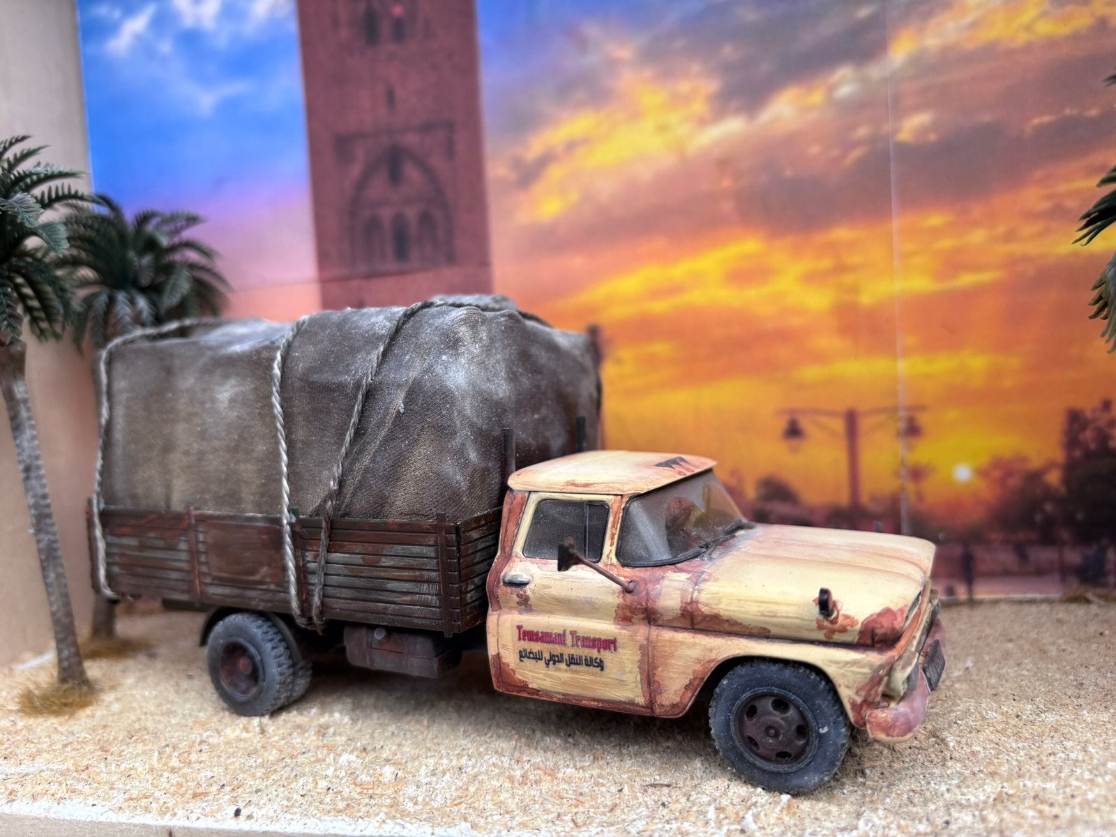 Chevrolet C30 truck Marrakech transport thema met display, Ophalen of Verzenden, Nieuw, Auto, Overige merken