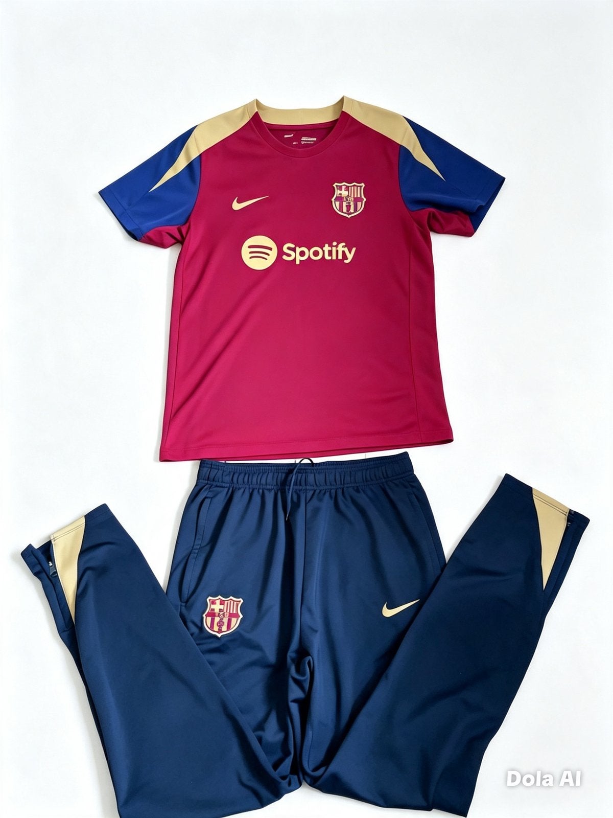 FC Barcelona Trainingspak - Shirt & Broek, Ophalen, Nieuw, Voetbal, Meerkleurig