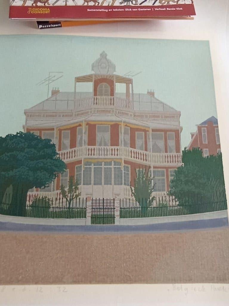 Belgisch Park Cees Vlag 1966 litho, Ophalen