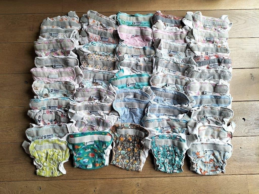 Grote set wasbare luiers, Ophalen, Gebruikt, Overige typen, Overige merken