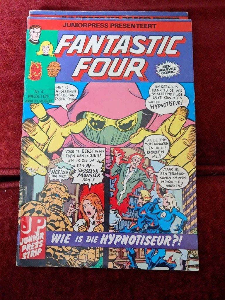 Fantastic four (nl), Europa, Junior Press, Ophalen, Gelezen