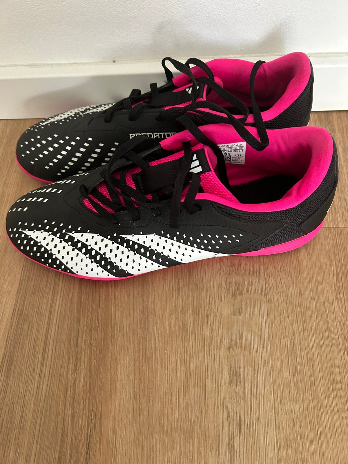 Adidas predator zaal sportsschoenen 44.5, Kleding | Heren, Schoenen, Ophalen of Verzenden, Zo goed als nieuw, Blauw