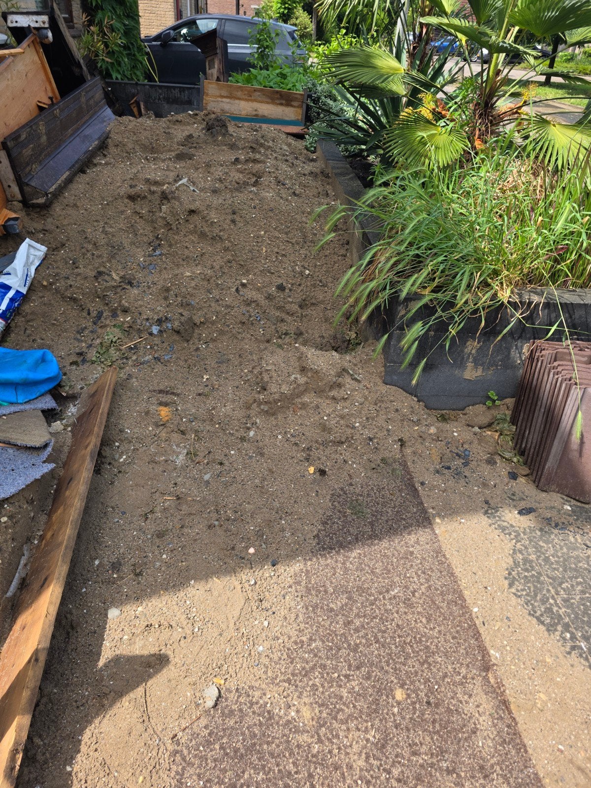 Ophoogzand / Straatzand - Grote hoeveelheid beschikbaar, Tuin en Terras, Zand, Ophalen of Verzenden, Gebruikt, Straatzand