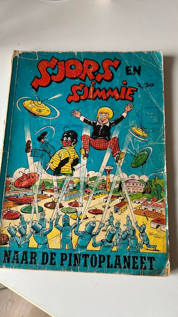 Stripboek Sjors en Sjimmie, Europa, Ophalen of Verzenden, Gelezen, Eén comic