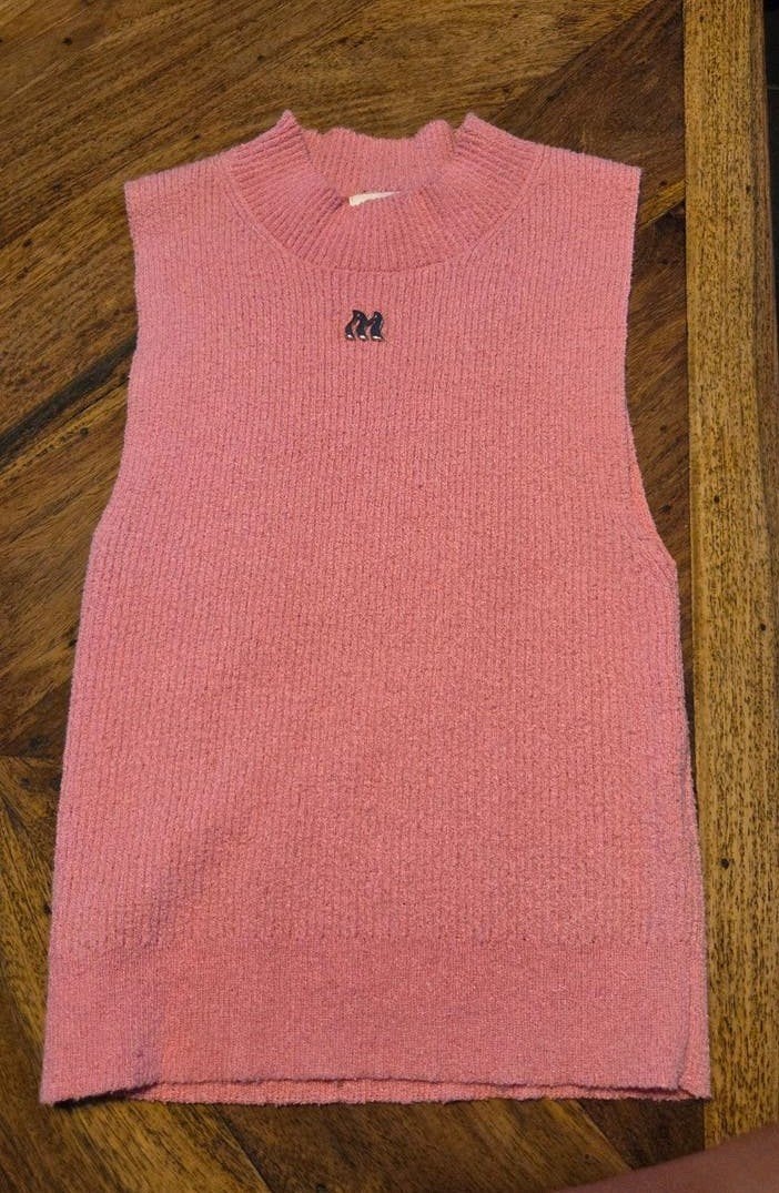 Melting Stockholm roze gebreide top, rekbaar, Kleding | Dames, Truien en Vesten, Ophalen, Gedragen, Maat 36 (S), Roze