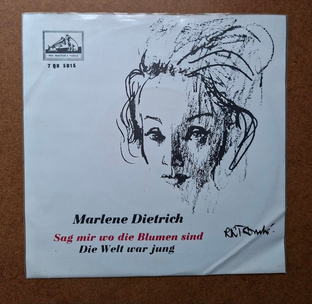 Dietrich, Marlene - Sag mir wo die blumen sind - TOP, Cd's en Dvd's, Vinyl Singles, Gebruikt, 7 inch, Single, Ophalen of Verzenden