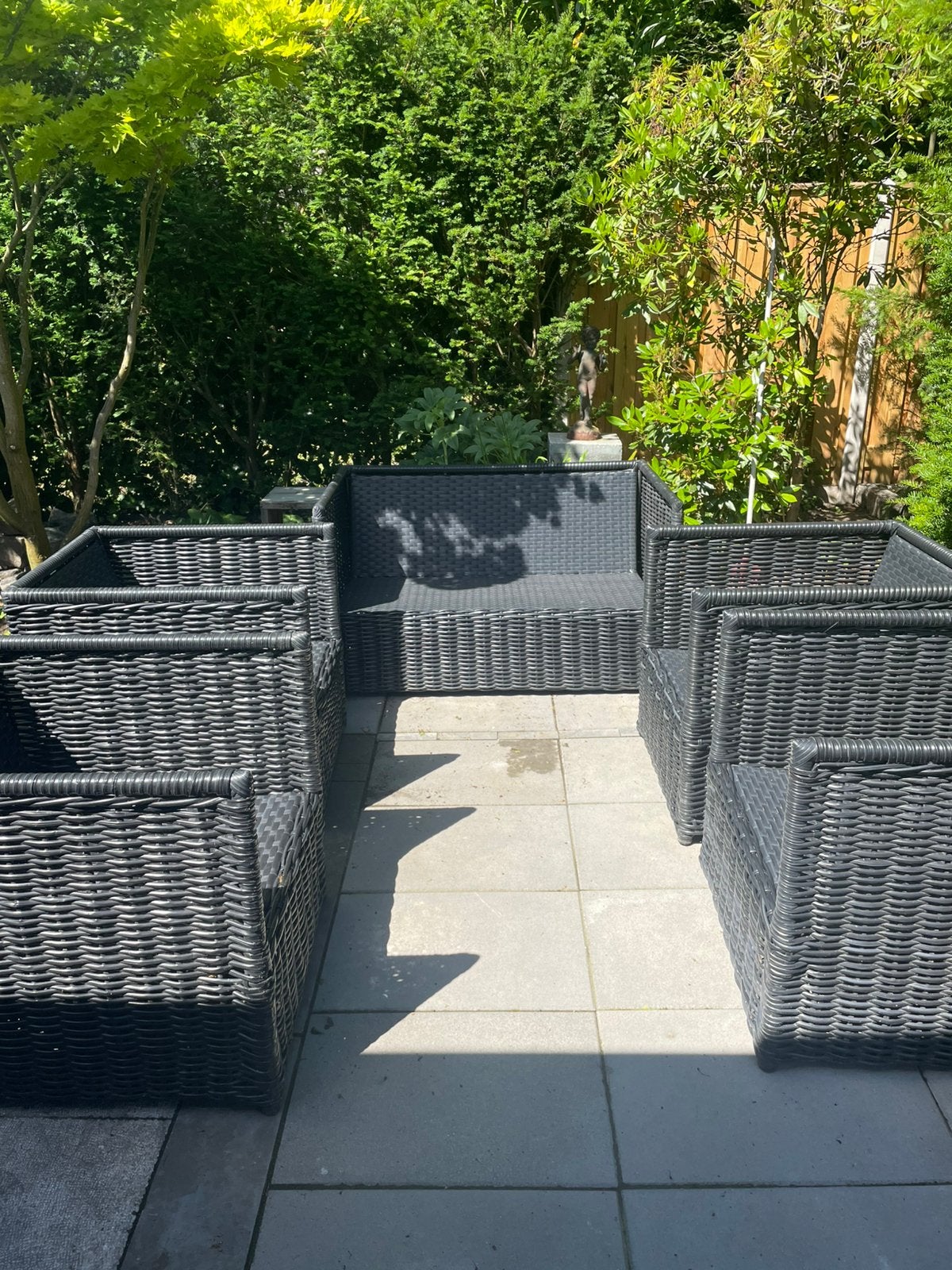 Loungeset, Ophalen of Verzenden, Gebruikt, Kunststof