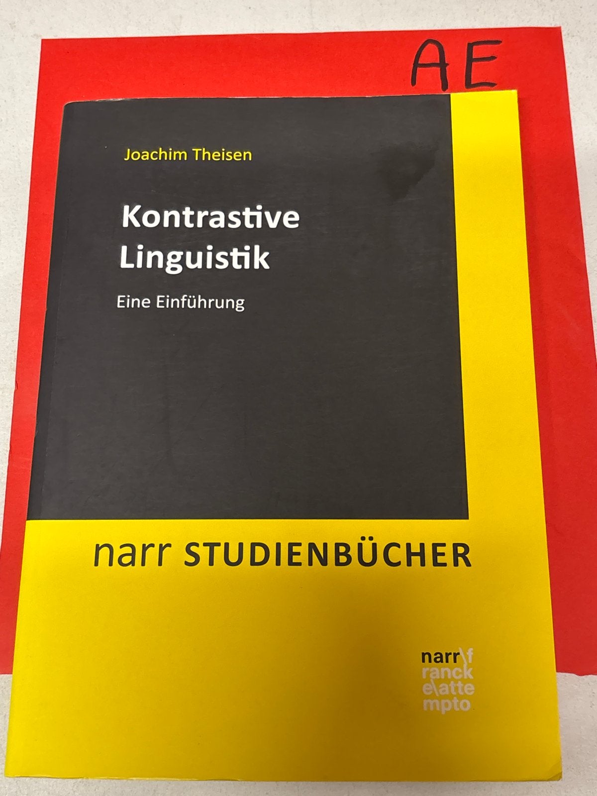 Kontrastive Linguistik - Joachim Theisen, Ophalen of Verzenden, Alpha, Zo goed als nieuw, WO