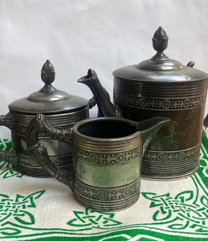 Thee set tin, Antiek en Kunst, Ophalen