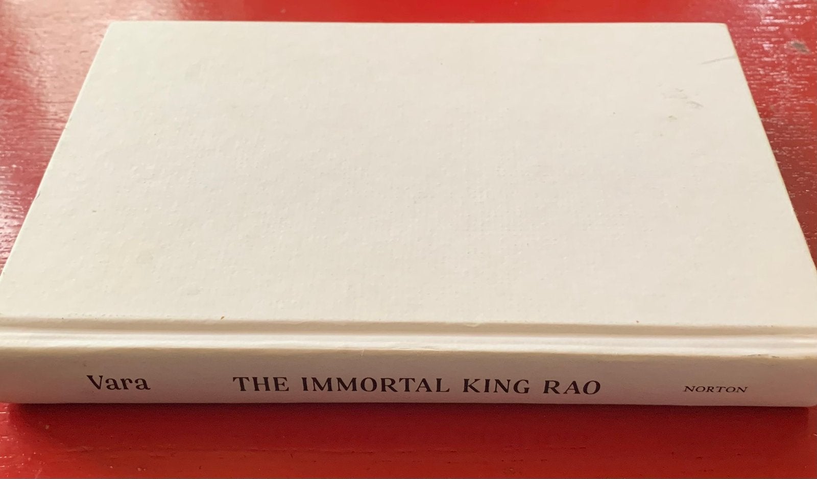Vauhini Vara - The Immoral King Rao (hardcover), Ophalen of Verzenden, Gelezen, Vauhini Vara