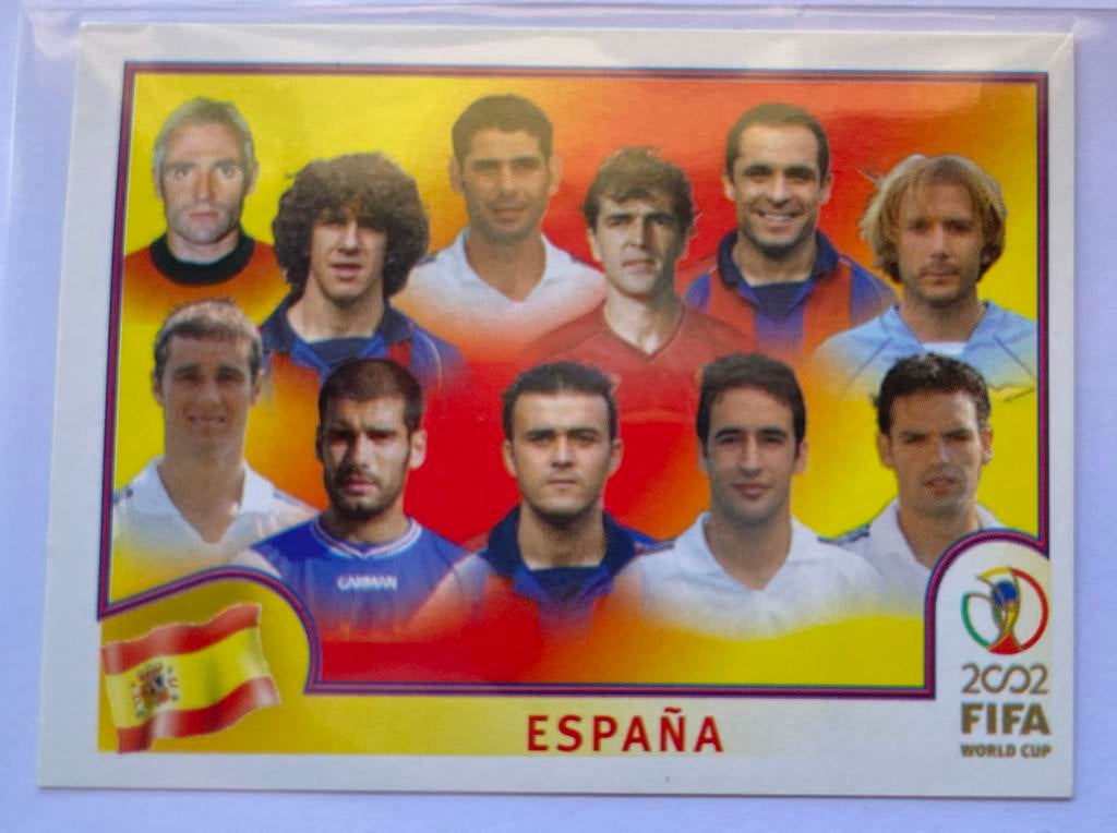 Panini FIFA World Cup 2002 Sticker Spanje #97, Ophalen of Verzenden, Nieuw