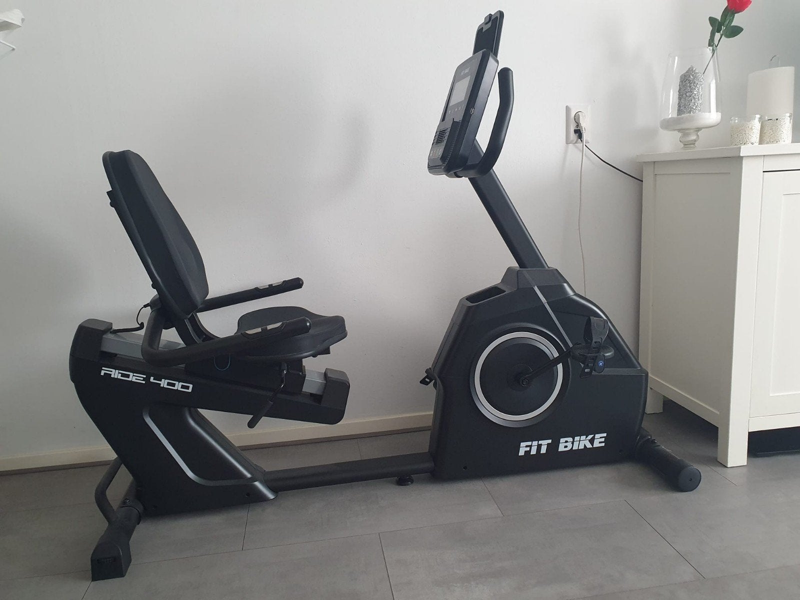 FitBike Ride 400i Plus Ligfiets - Zo goed als nieuw, Ophalen of Verzenden, Zo goed als nieuw, Hometrainer