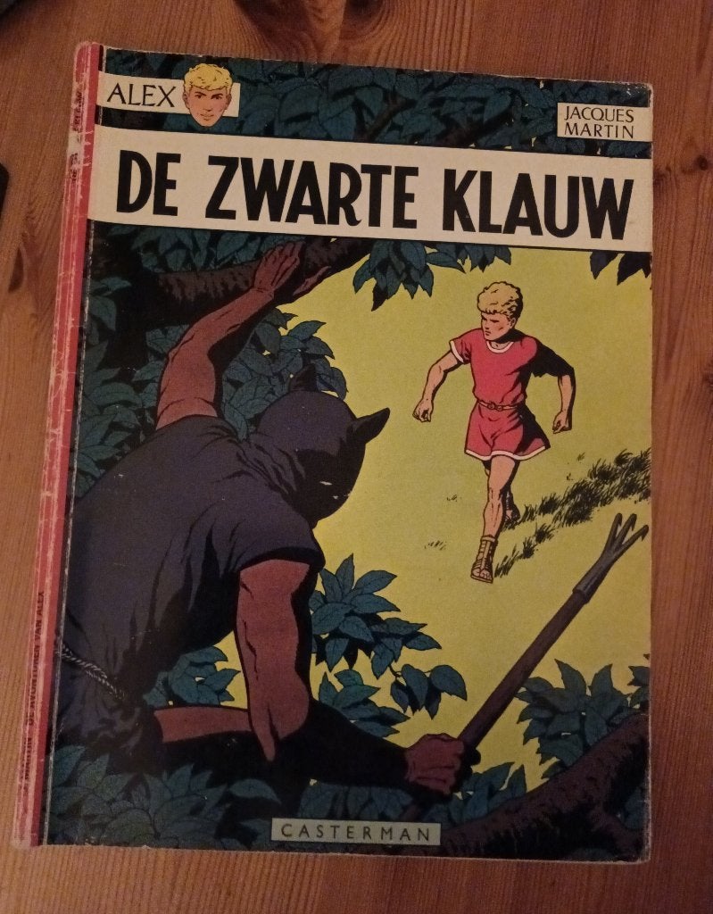 Stripboek Alex, De Zwarte Klauw, Gelezen, Eén stripboek, Ophalen of Verzenden, Jacques Martin