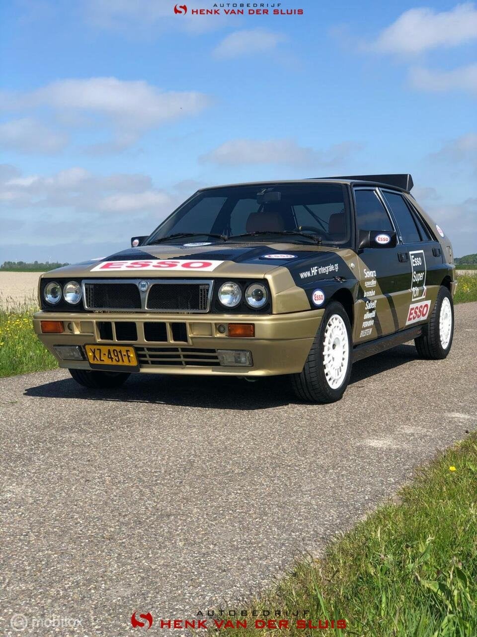 Lancia Delta 1.6 HF Turbo, Auto's, Voorwielaandrijving, Zwart, Bedrijf, Geïmporteerd