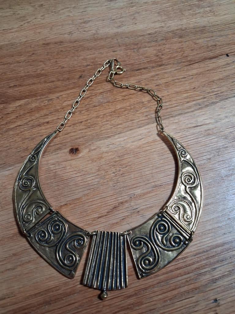 Choker M.Buffett, Ophalen of Verzenden, Goud, Overige materialen